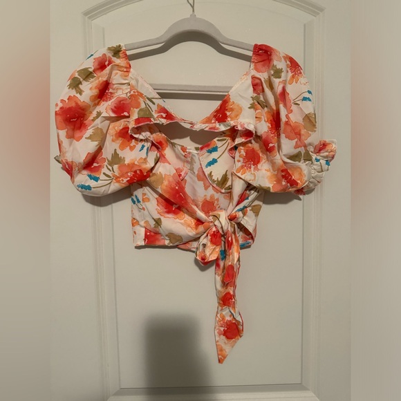 Sonia Betro open back crop top size Medium NWT - Picture 5 of 5